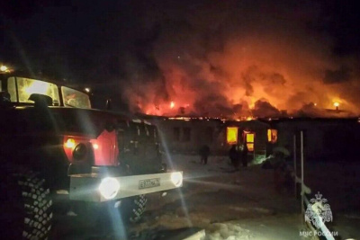 Пожар уничтожил здание детского сада в Усть-Алданском районе            
                UPD / ЯСИА   