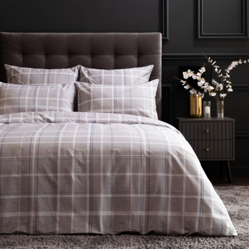 Постельное белье Rigoroso, серое