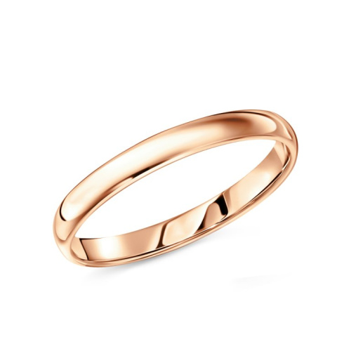 Золотое обручальное кольцо