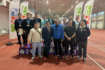 Сборная Якутии стала обладателем золотых медалей международного турнира в Баку по прыжкам / Дьулустаан Сергеев   Республика Саха (Якутия)