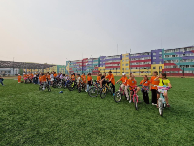 "Безопасное колесо" в детском лагере "Улыбка" /    