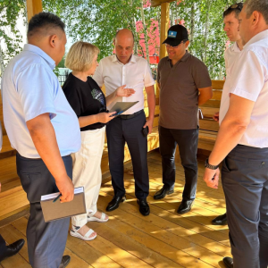 Александр Басыров дал поручение по благоустройству территории «Харысхала» /    