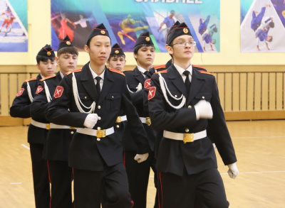 Спартакиада допризывной молодежи посвящена 80-летию Великой Победы /    