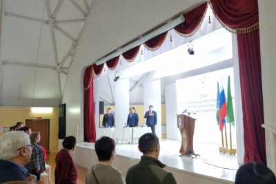 Отчет правительства Якутии проходит в Сунтарском районе / ЯСИА  Сунтарский Республика Саха (Якутия)