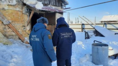 По факту обнаружения тел двух малолетних детей при тушении пожара в жилом доме в Намском районе  возбуждено уголовное дело /    