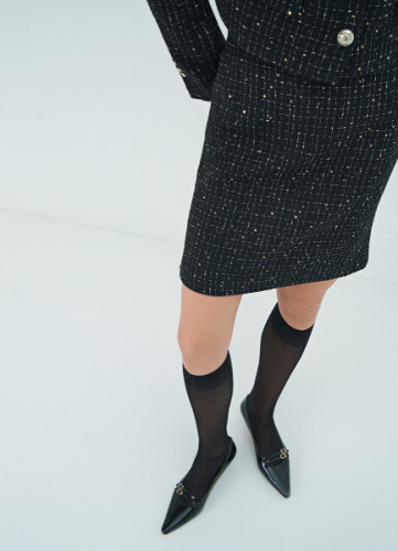 Гольфы 40 DEN, 2 пары, Черный