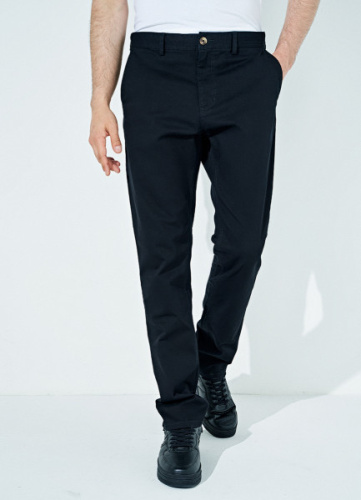 Базовые брюки Chino из твила, Черный