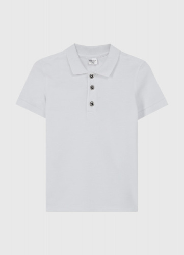 Однотонное поло, Белый