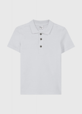 Однотонное поло, Белый