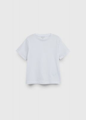 Футболка полуприлегающая для девочек, Белый