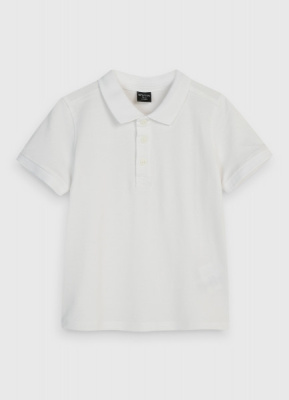 Поло для мальчиков, Белый