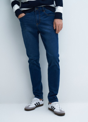 Узкие джинсы, Синий