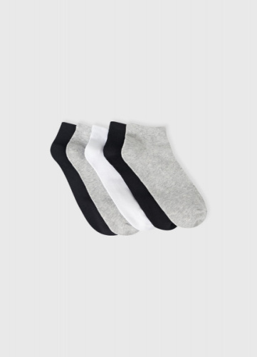 Носки для девочек, 5 пар, Серый