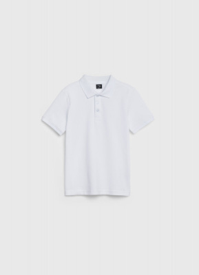 Поло для мальчиков, Белый