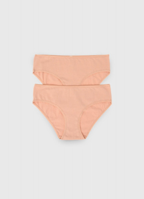 Трусы-брифы, 2 шт., Бежевый