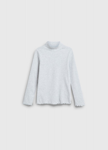 Лонгслив для девочек, Серый