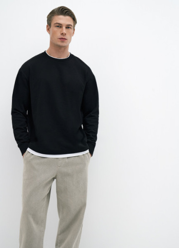 Базовый свитшот, Черный