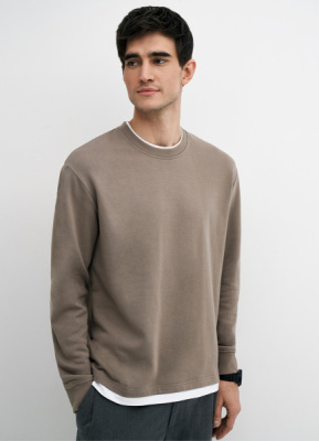 Базовый свитшот, Бежевый