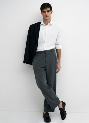 Классическая рубашка из хлопка, Белый