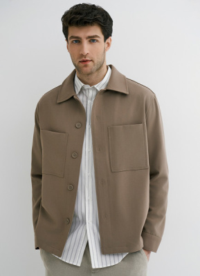 Куртка-рубашка, Бежевый