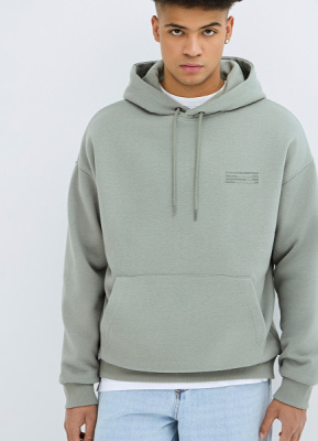 Худи с принтом, Зеленый