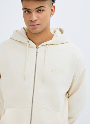 Толстовка с принтом, Белый