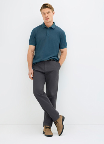 Поло из шелковистого пике, Зеленый