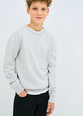 Вязаный джемпер для мальчиков, Серый