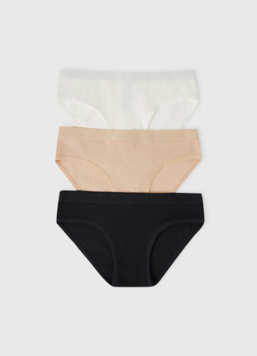 Трусы для девочек, 3 шт., Белый