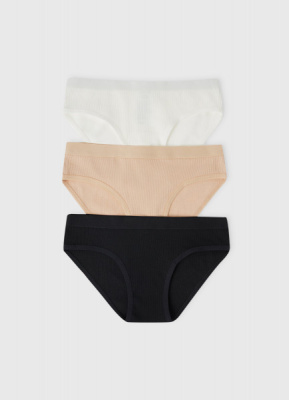 Трусы для девочек, 3 шт., Белый