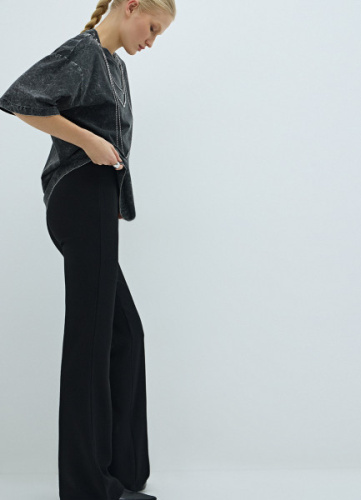 Трикотажные треггинсы, Черный