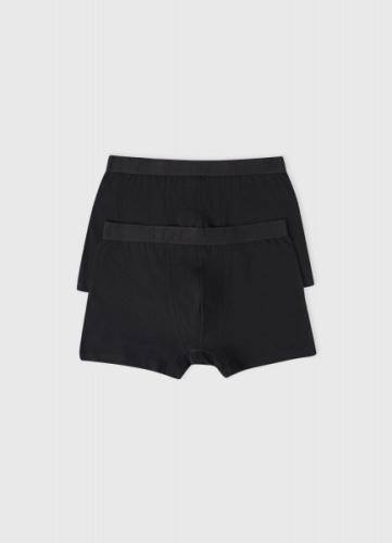 Трусы-транки, 2 штуки, Черный