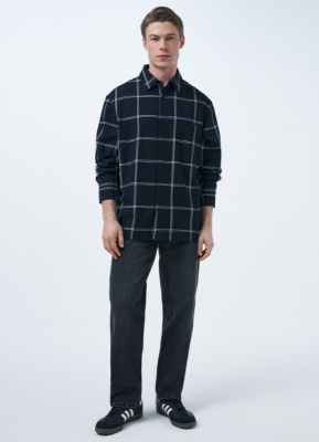 Прямые джинсы, Серый