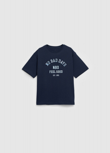 Футболка с вышивкой для мальчиков, Синий