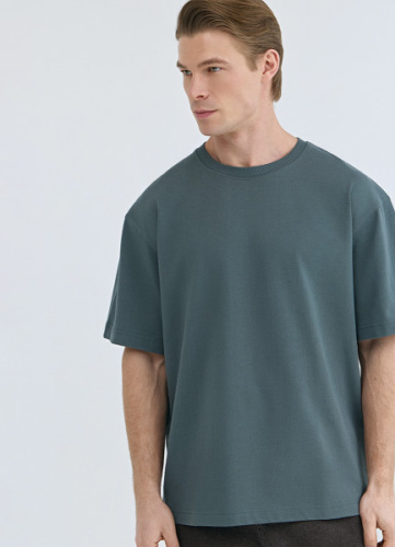 Базовая футболка из джерси, Зеленый