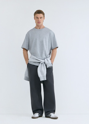 Базовая футболка из джерси, Серый