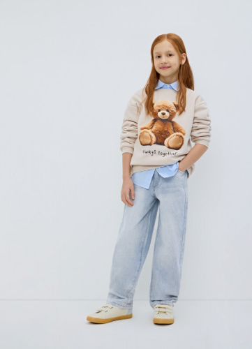 Джинсы для девочек, Голубой