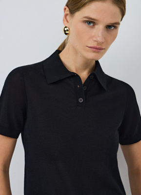 Полупрозрачное поло, Черный