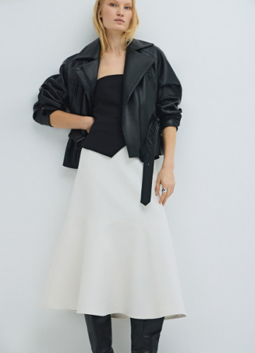 Юбка годе, Бежевый