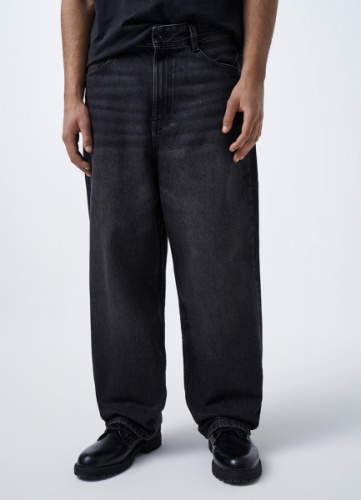 Свободные джинсы Baggy, Серый