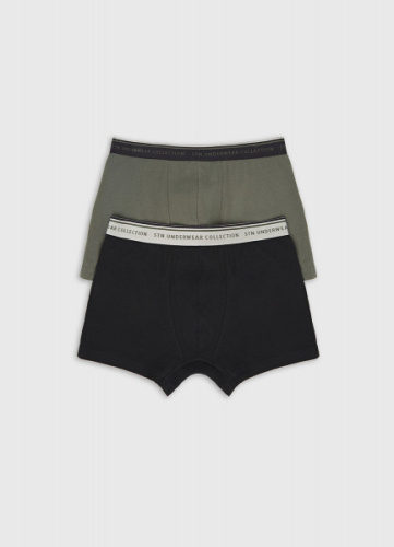 Трусы-транки, 2 шт., Зеленый