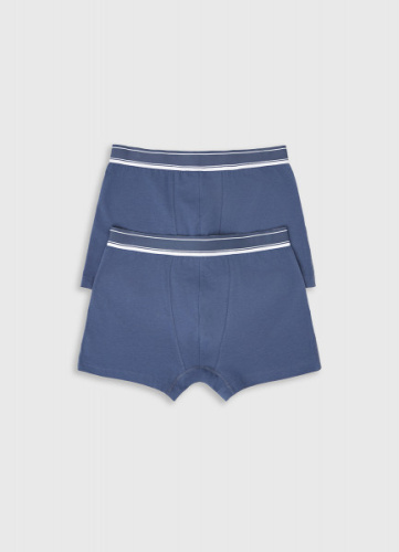 Трусы-транки, 2 шт., Серый