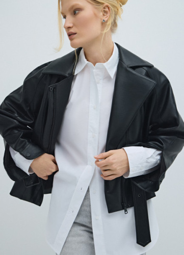 Рубашка из хлопка, Белый