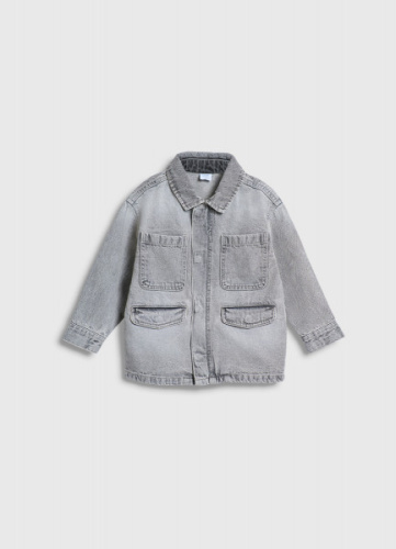 Джинсовая куртка для мальчиков, Серый