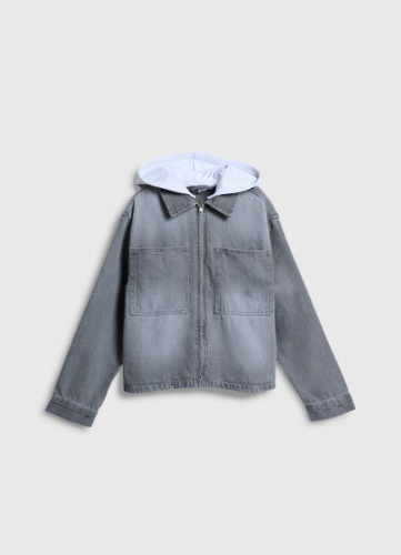 Джинсовая куртка для мальчиков, Серый