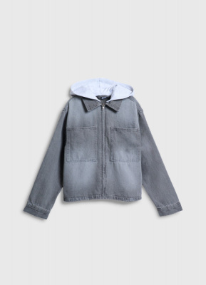 Джинсовая куртка для мальчиков, Серый