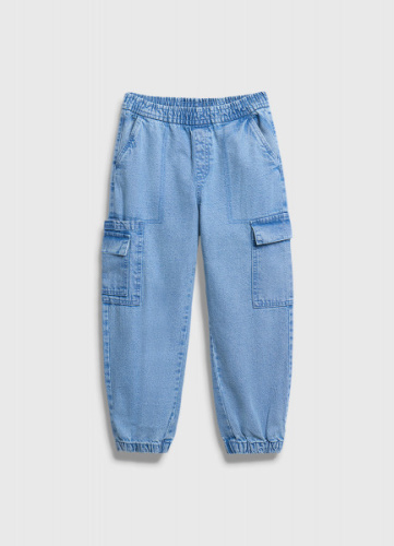 Джинсы с карго-карманами для мальчиков, Синий
