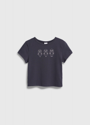 Футболка для девочек, Серый