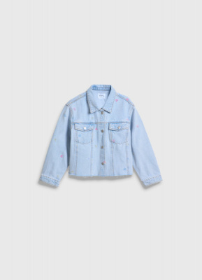 Джинсовая куртка для девочек, Голубой