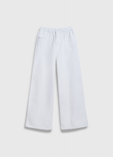 Широкие джинсы для девочек, Бежевый